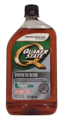 Quaker State 5W-30 Synthetic Blend Motor Oil