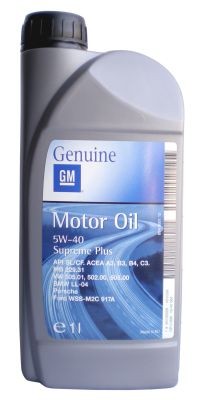 General Motors Motor Oil SUPREME PLUS