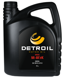 Масло DETROIL Diesel М-8Г2к Mineral (5л)