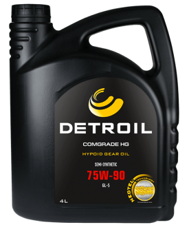 Масло DETROIL Comgrade HG 75W-90 GL-5 Semi-Synthetic (4л)