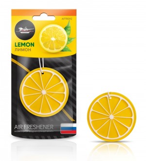 Ароматизатор подвесной пластик Сочный фрукт лимон